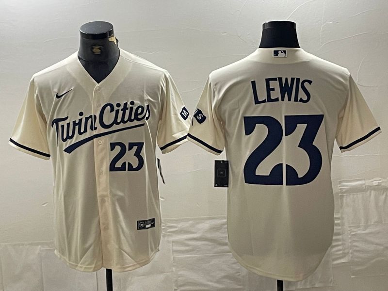 Men Minnesota Twins #23 Lewis Cream 2024 Nike Game MLB Jersey style 1->arizona diamondback->MLB Jersey